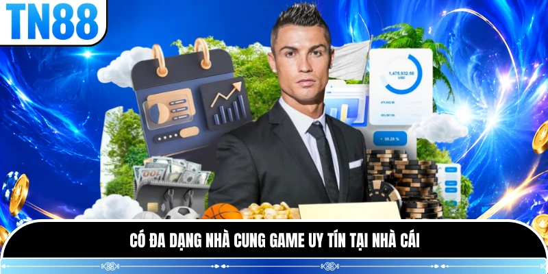 Có đa dạng nhà cung game uy tín tại nhà cái